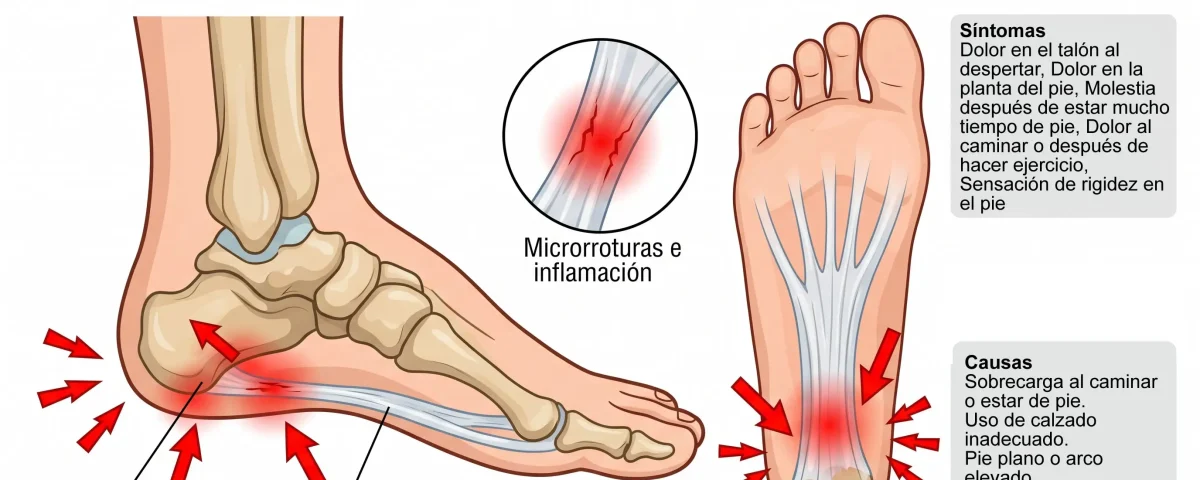 Tratamiento de fascitis plantar en SJL con fisioterapia en Santa María Fisiomedic