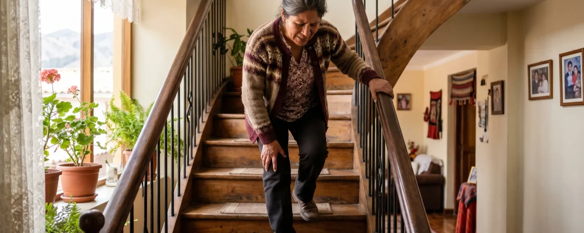 condromalacia rotuliana bajando las escaleras
