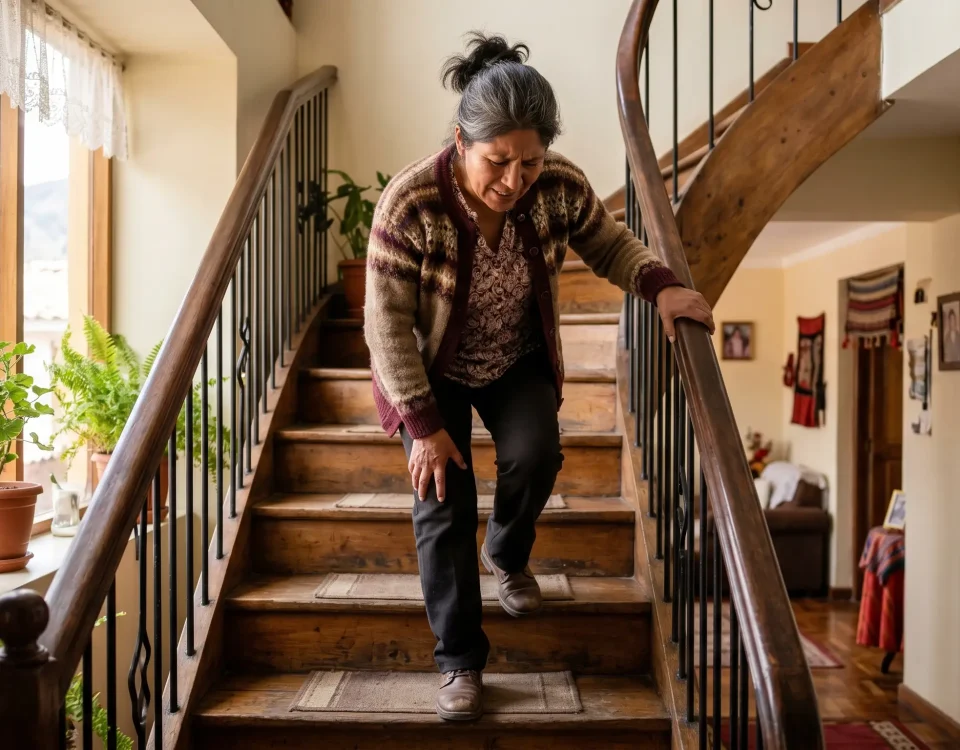condromalacia rotuliana bajando las escaleras