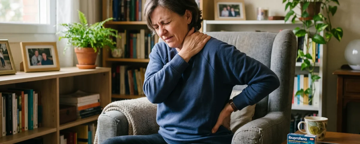 dolor de cuello y espalda en SJL persona con tensión cervical y dorsal por mala postura