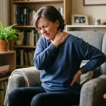 dolor de cuello y espalda en SJL persona con tensión cervical y dorsal por mala postura