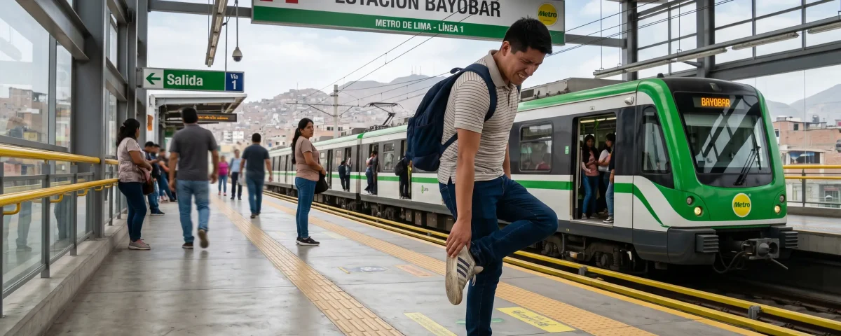 dolor en la planta del pie al caminar en SJL persona con molestia al apoyar el pie
