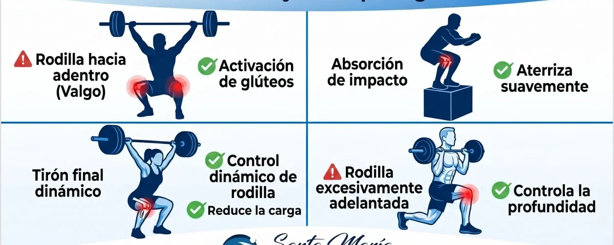 Crossfit y rodillas: los 4 movimientos que más lesionan y cómo protegerte
