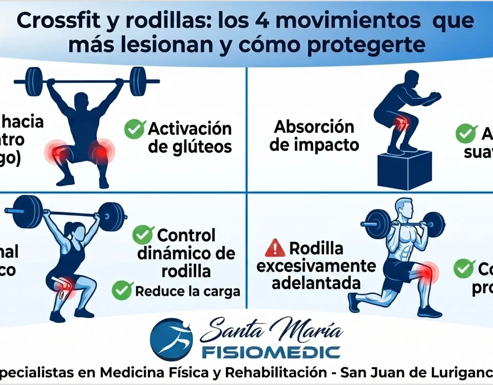 Crossfit y rodillas: los 4 movimientos que más lesionan y cómo protegerte