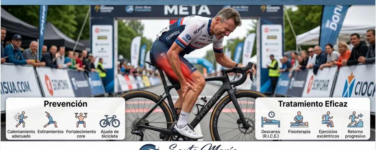 Lesión de isquiotibiales en ciclistas