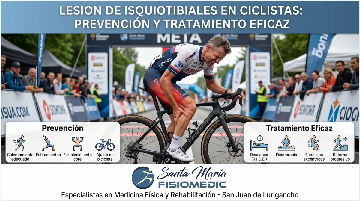 Lesión de isquiotibiales en ciclistas