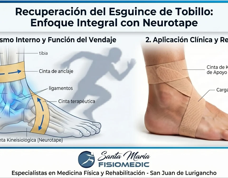 Neurotape para esguince de tobillo: cómo el vendaje funcional apoya la recuperación