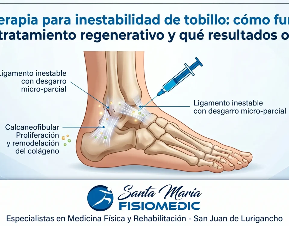 Proloterapia para inestabilidad de tobillo