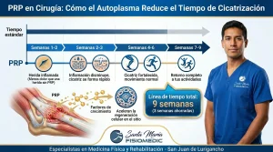 PRP cirugía cicatrización
