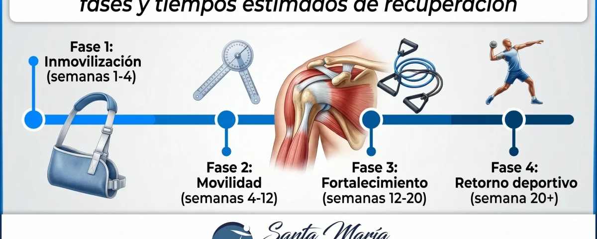 Rehabilitación después de una cirugía de hombro