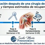 Rehabilitación después de una cirugía de hombro