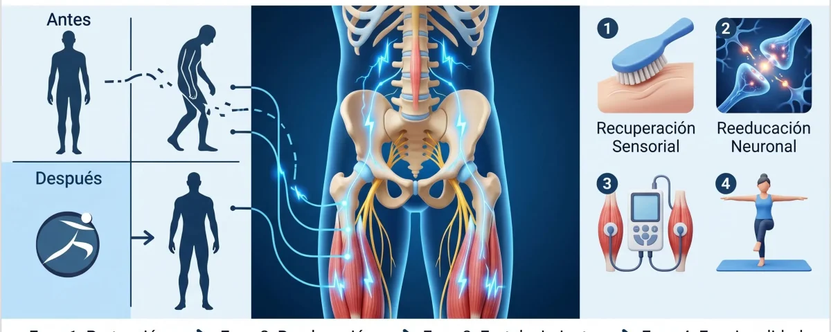 Fisioterapia neurológica post-cirugía de columna: recuperar sensibilidad y fuerza
