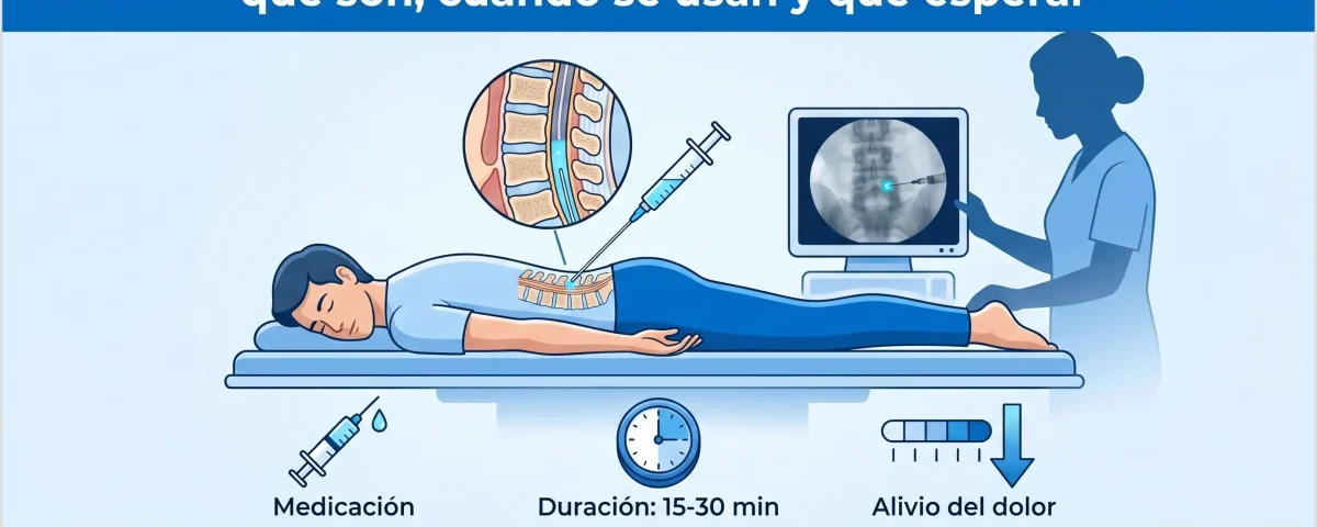 Bloqueos epidurales para dolor lumbar: qué son, cuándo se usan y qué esperar