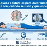 Bloqueos epidurales para dolor lumbar: qué son, cuándo se usan y qué esperar