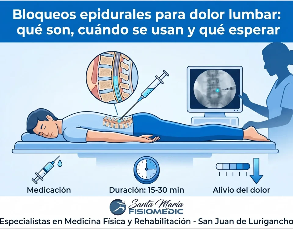 Bloqueos epidurales para dolor lumbar: qué son, cuándo se usan y qué esperar