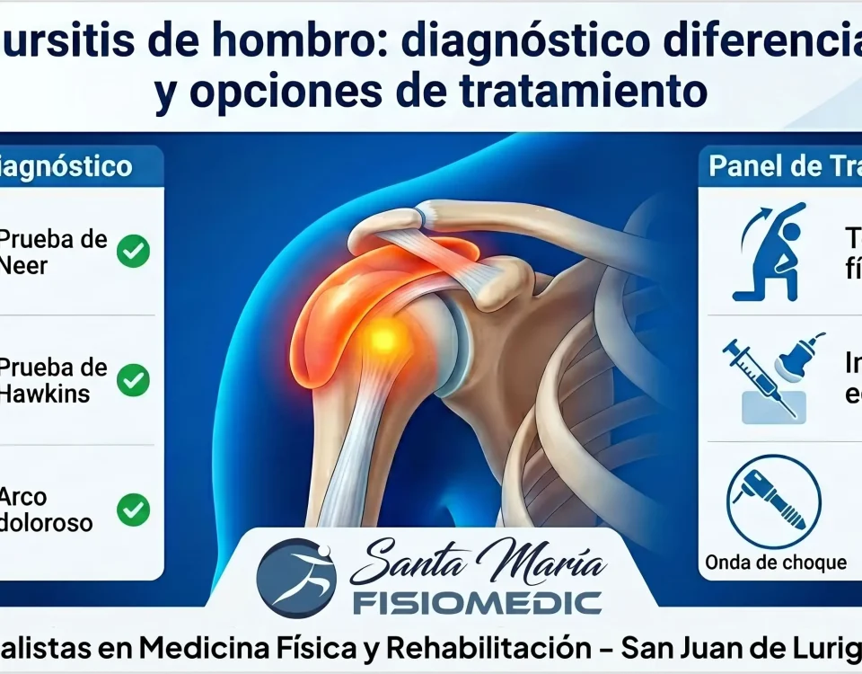 Bursitis de hombro: diagnóstico diferencial y opciones de tratamiento