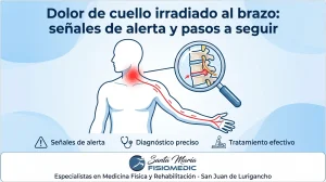 Dolor de cuello irradiado al brazo: señales de alerta y pasos a seguir