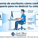 ergonomía de escritorio dolor de espalda