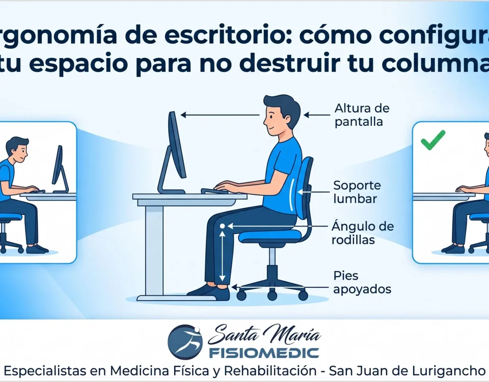 ergonomía de escritorio dolor de espalda