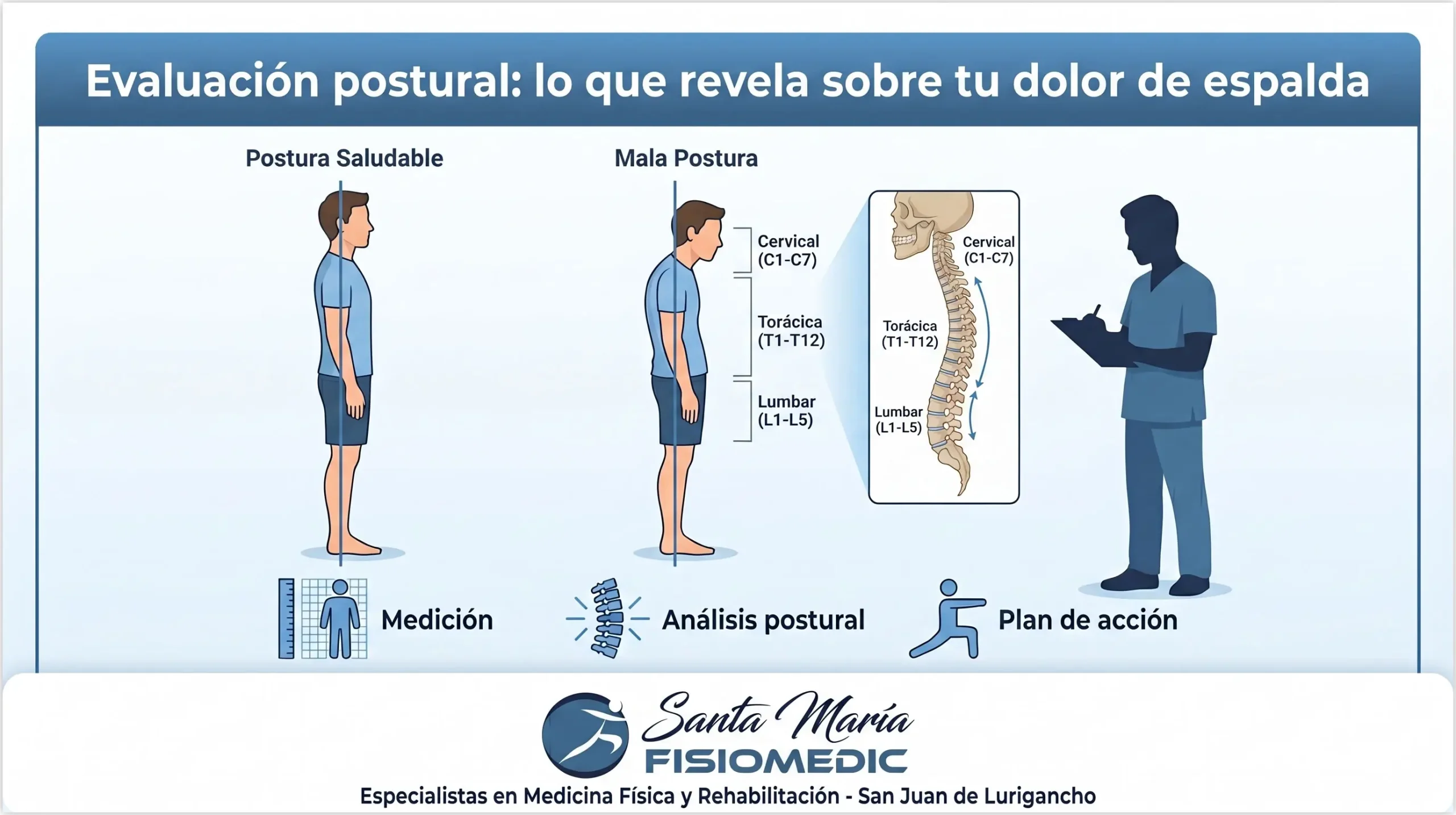 Evaluación postural: lo que revela sobre tu dolor de espalda