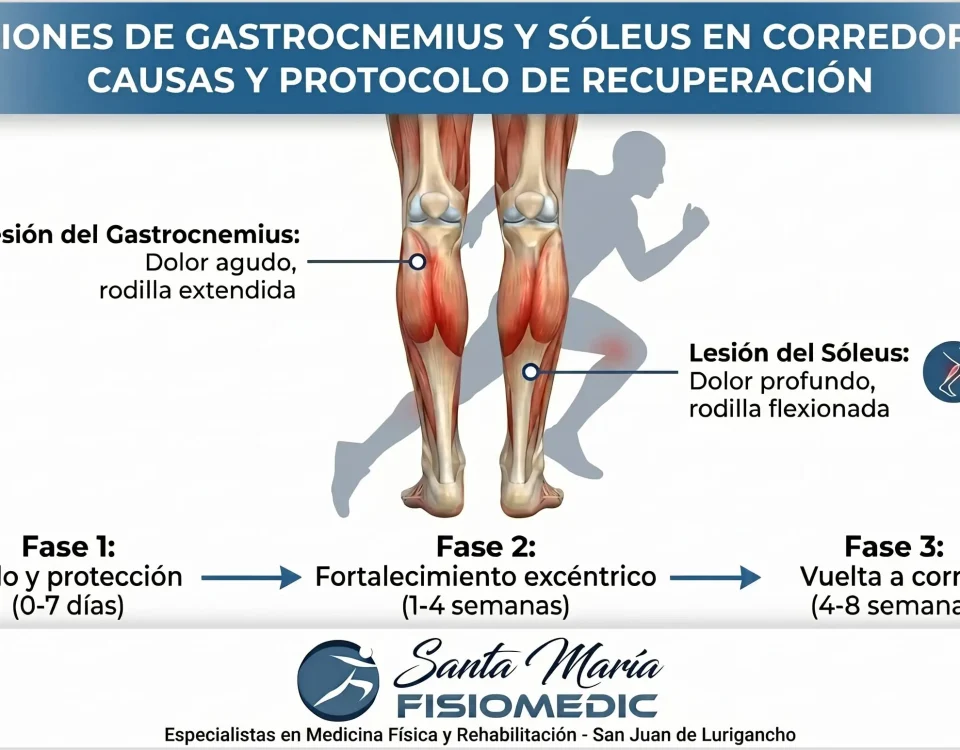 Gemelos y sóleo lesionados en corredores: causas y protocolo de recuperación