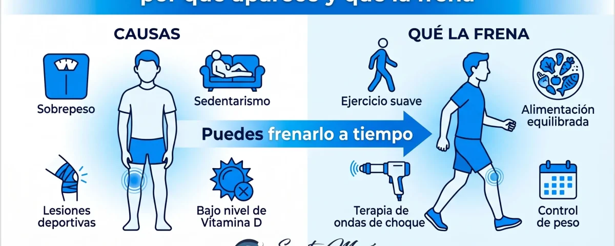 Gonartrosis temprana en menores de 50: por qué aparece y qué la frena