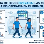 Hernia de disco operada: las claves de la fisioterapia en el primer mes