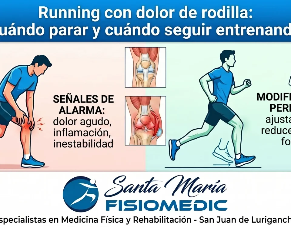 Running con dolor de rodilla: cuándo parar y cuándo seguir entrenando