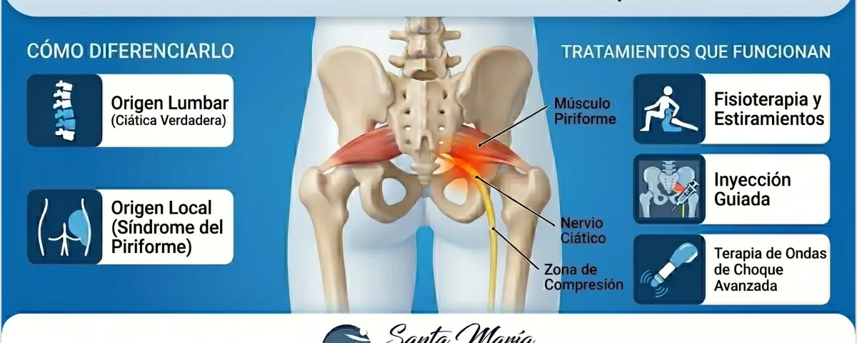 Síndrome del piriforme: el dolor de cadera que se confunde con ciática