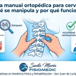 Terapia manual ortopédica para cervicales: qué se manipula y por qué funciona