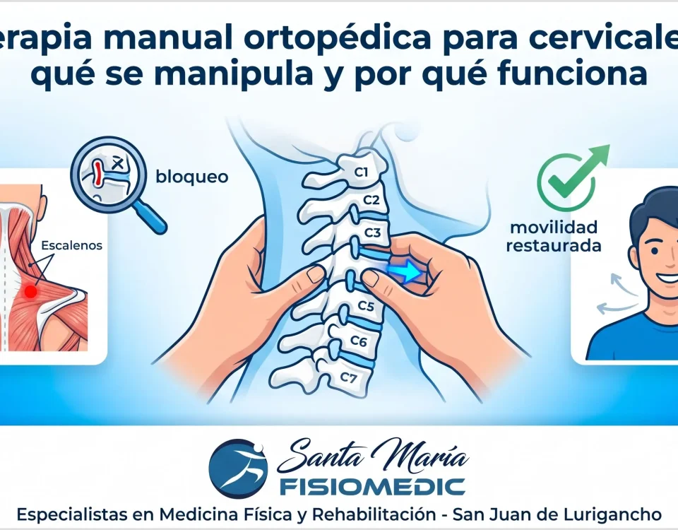 Terapia manual ortopédica para cervicales: qué se manipula y por qué funciona
