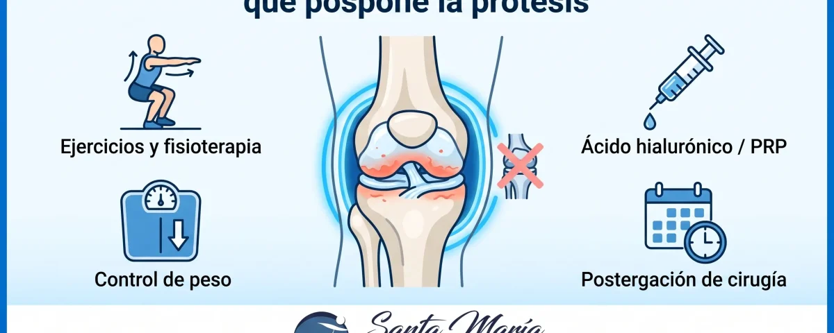 Artrosis de rodilla: el plan de tratamiento que pospone la prótesis