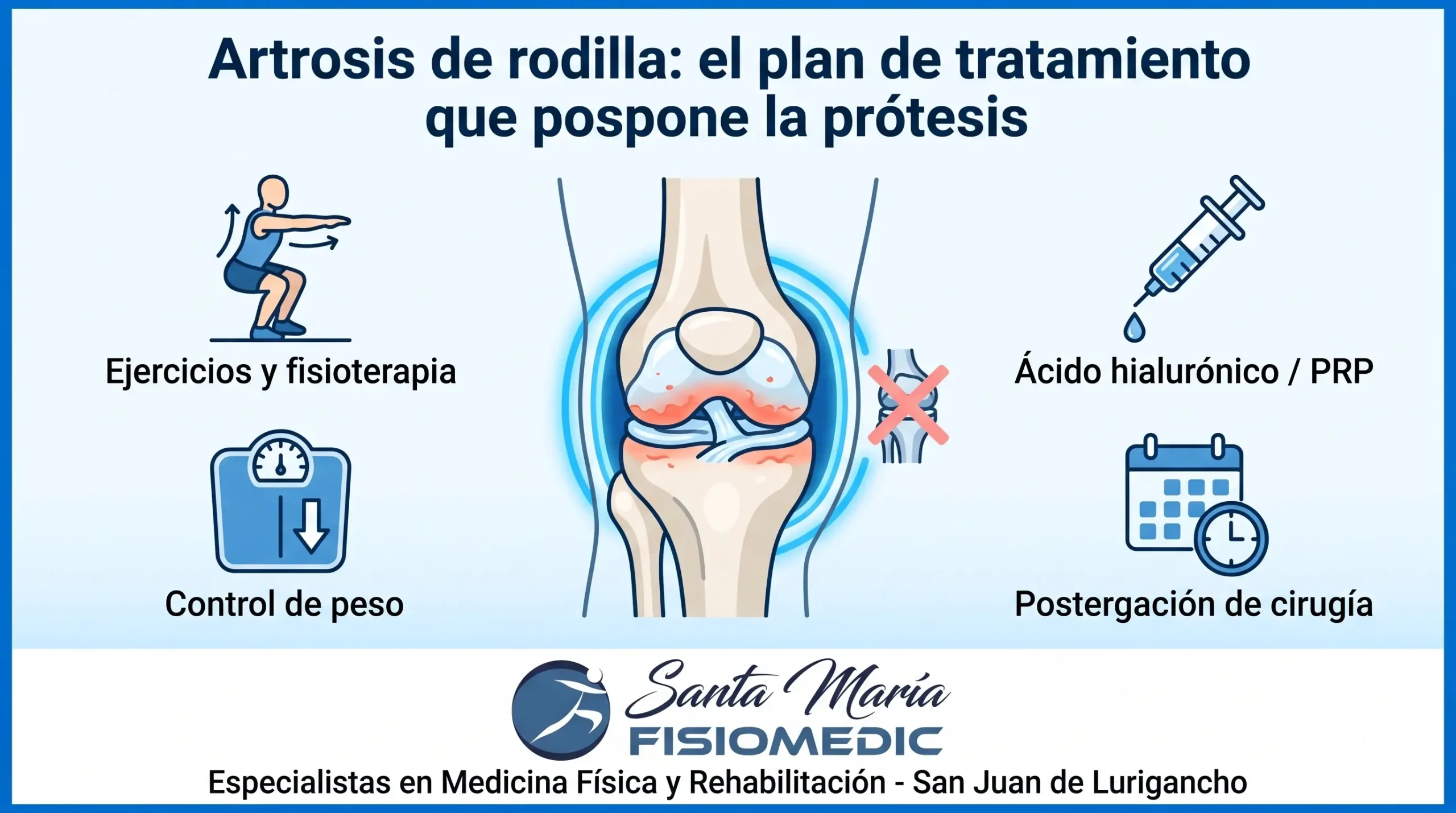 Artrosis de rodilla: el plan de tratamiento que pospone la prótesis
