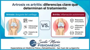 Artrosis vs artritis: diferencias clave que determinan el tratamiento