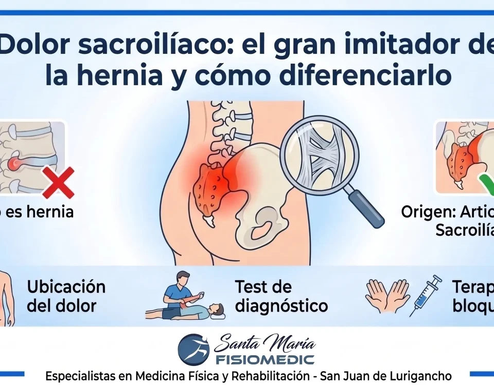 Dolor sacroilíaco: el gran imitador de la hernia y cómo diferenciarlo