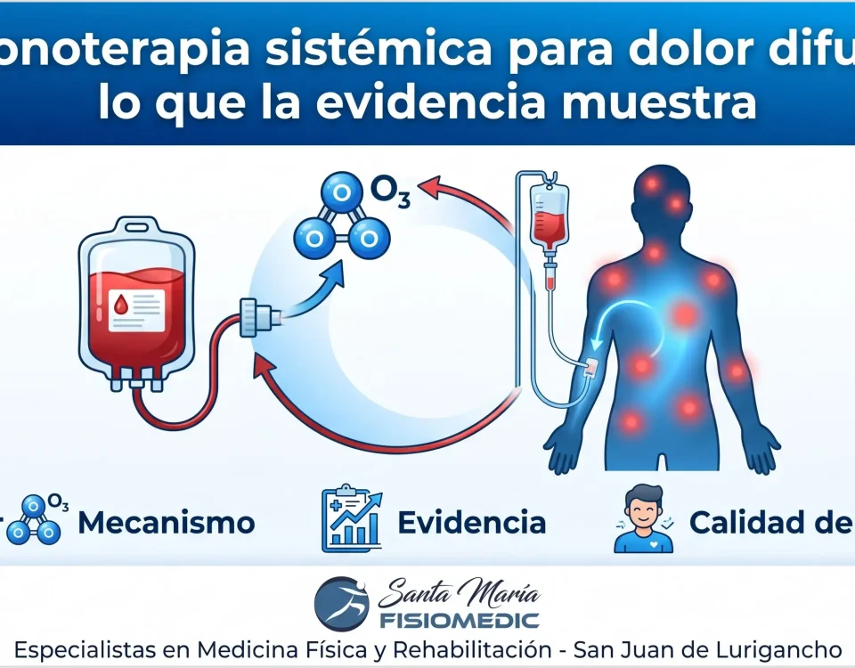 Ozonoterapia sistémica para dolor difuso: lo que la evidencia muestra