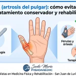 Rizartrosis (artrosis del pulgar): cómo evitar la cirugía con tratamiento conservador y rehabilitación