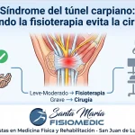 Síndrome del túnel carpiano: cuándo la fisioterapia evita la cirugía