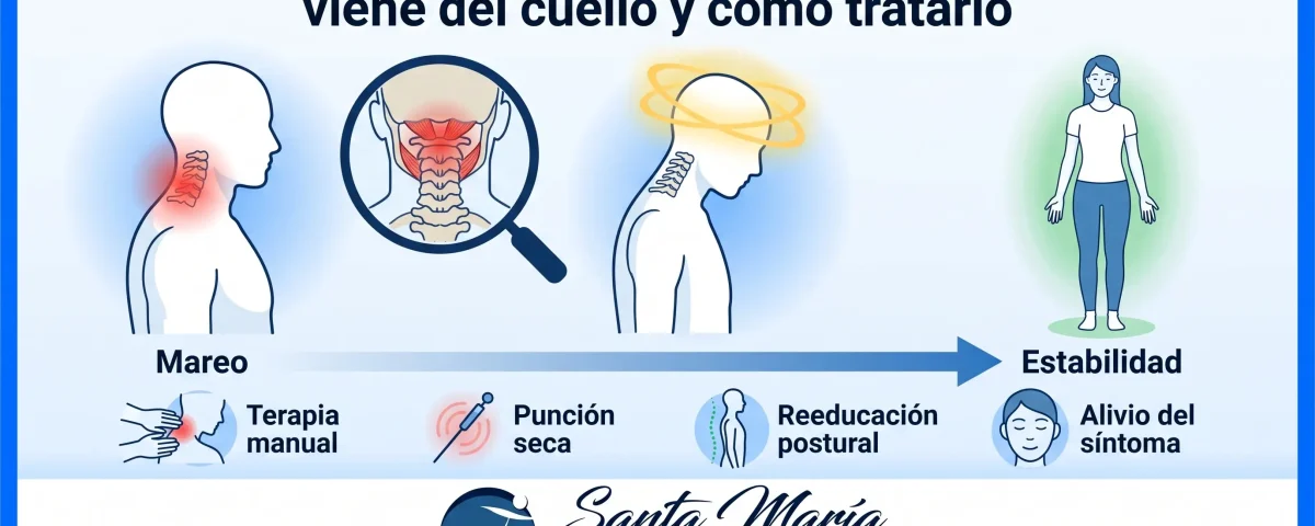 Vértigo cervicogénico: cuándo el mareo viene del cuello y cómo tratarlo
