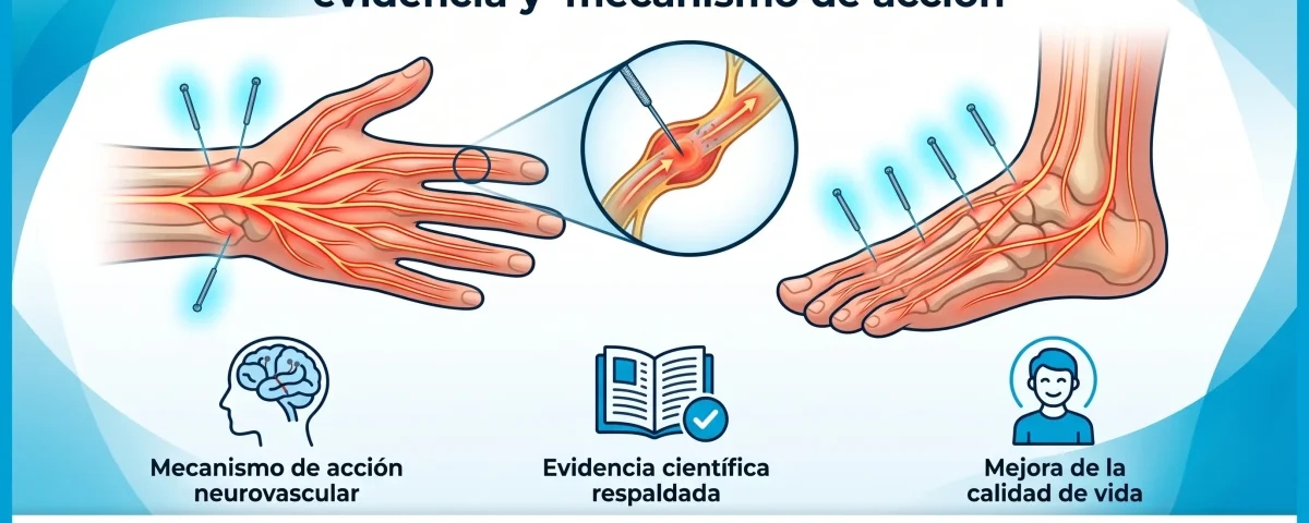 Acupuntura para neuropatía periférica: evidencia y mecanismo de acción