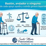 Bastón, andador o ninguno: cuándo cada apoyo ayuda y cuándo genera dependencia