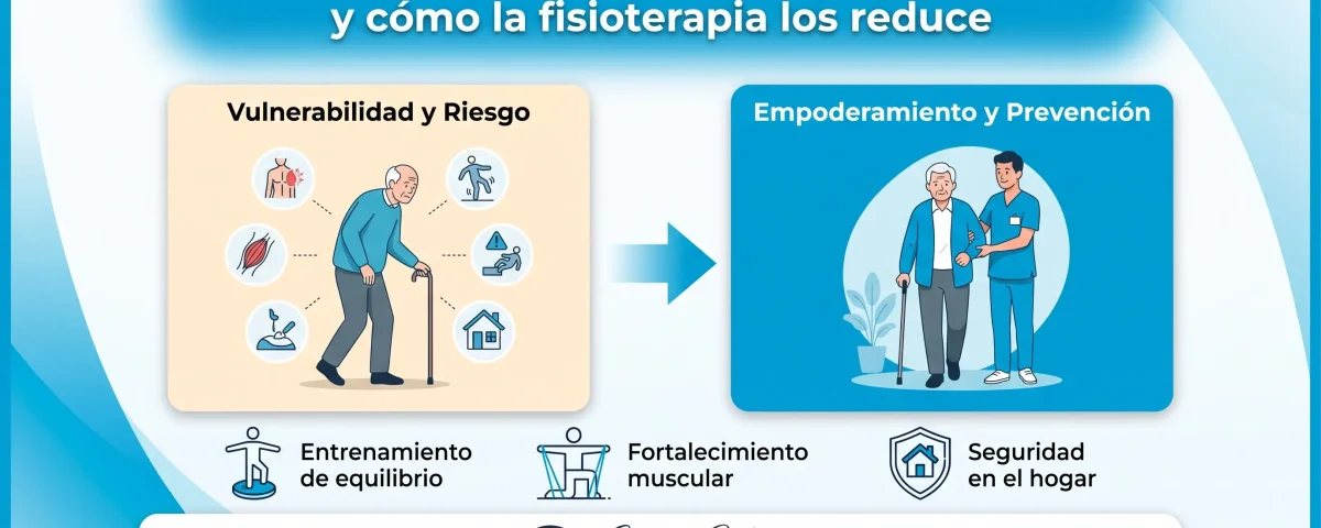 Caídas en adultos mayores: factores de riesgo y cómo la fisioterapia los reduce