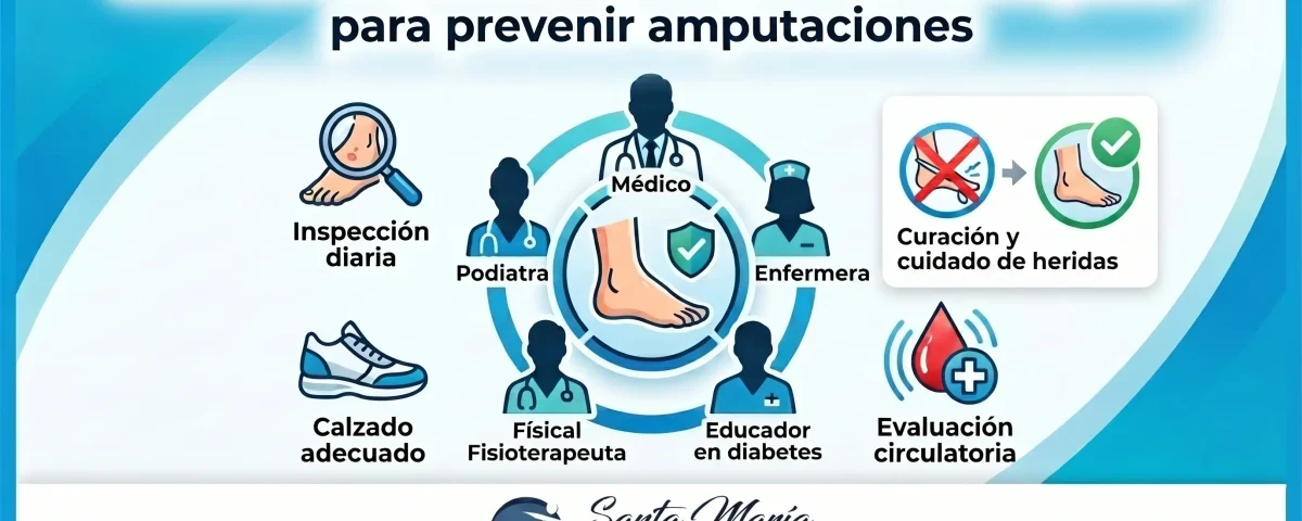 Cuidado del pie diabético: guía multidisciplinar para prevenir amputaciones