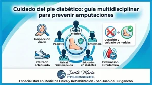 Cuidado del pie diabético: guía multidisciplinar para prevenir amputaciones