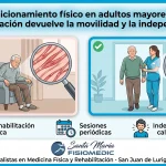 Desacondicionamiento físico en adultos mayores: cómo la rehabilitación devuelve la movilidad y la independencia