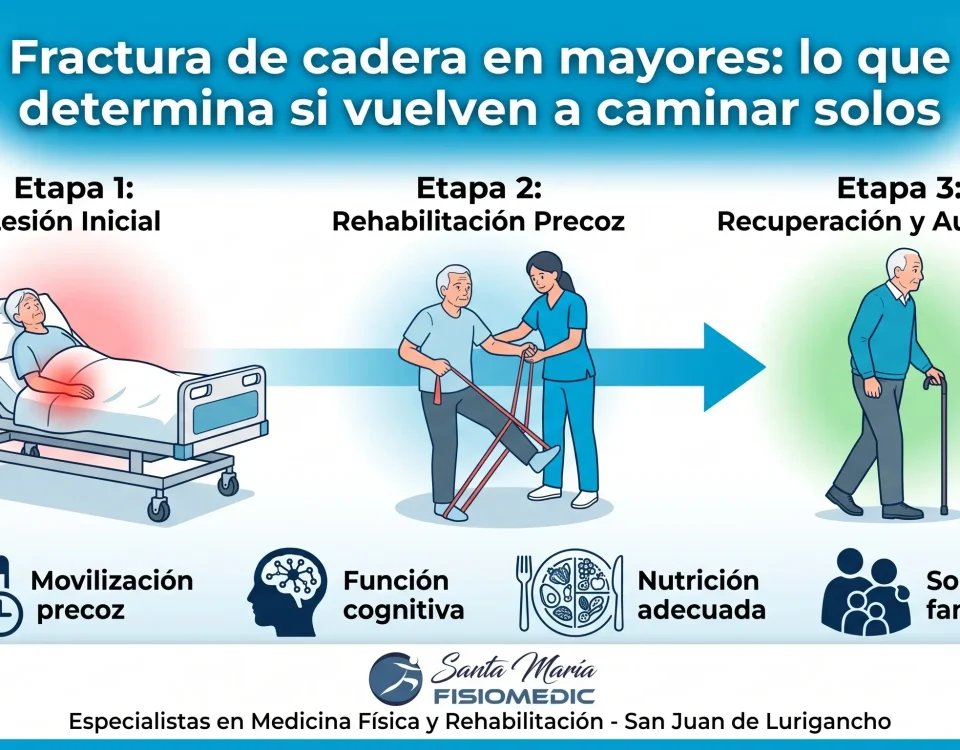Fractura de cadera en mayores: lo que determina si vuelven a caminar solos