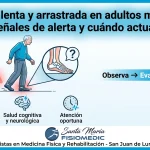 Marcha lenta y arrastrada en adultos mayores: señales de alerta y cuándo actuar