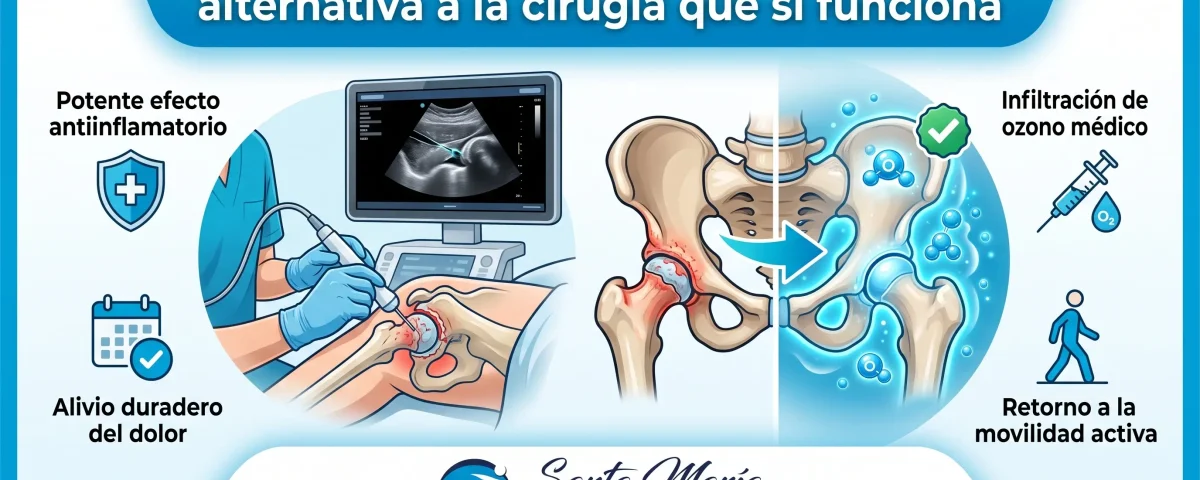 Ozonoterapia para artrosis de cadera: alternativa a la cirugía que sí funciona