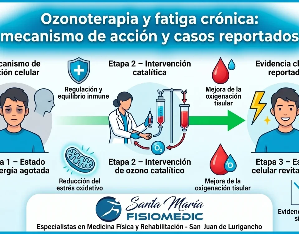 Ozonoterapia y fatiga crónica: mecanismo de acción y casos reportados