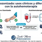 Suero ozonizado: usos clínicos y diferencias con la autohemoterapia